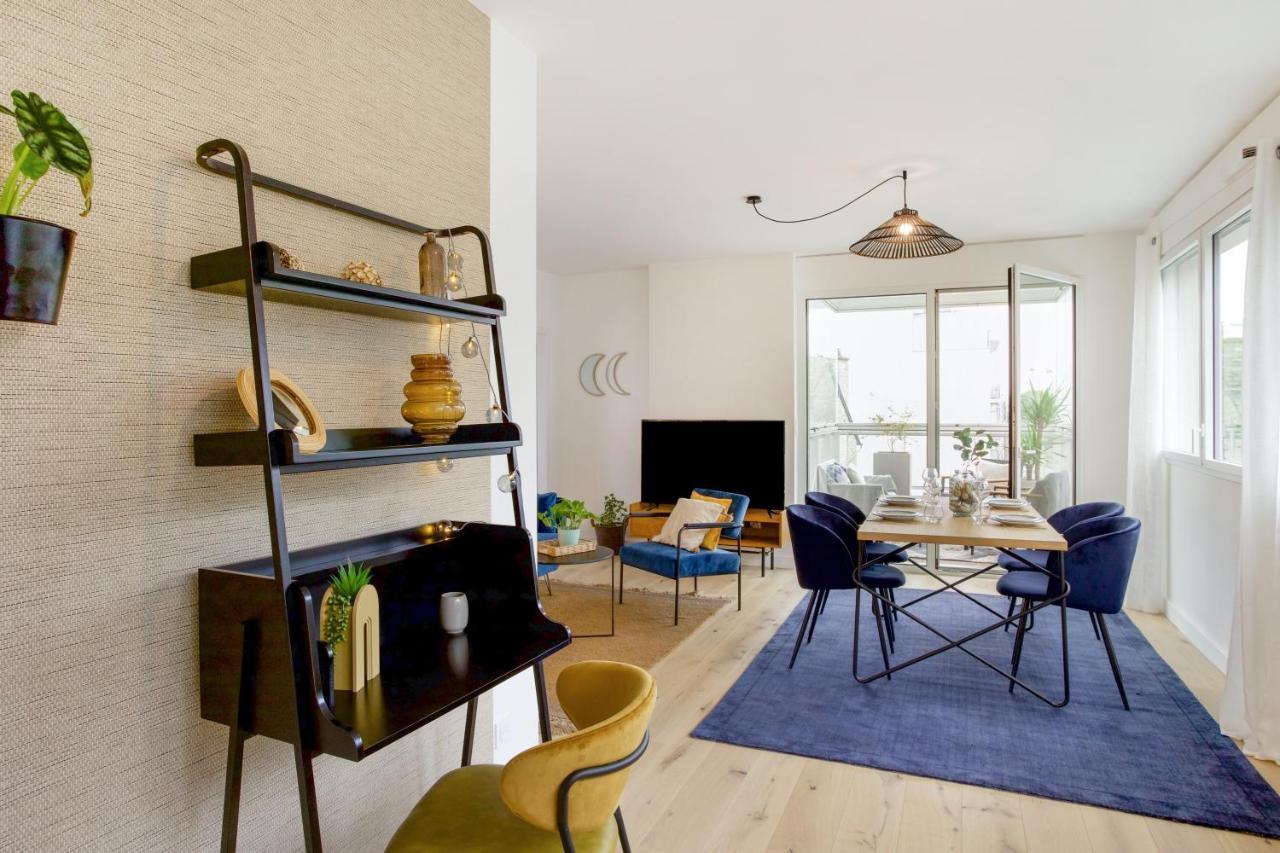 L'Air - Elegant 2 Chambres Avec Loggia Dans Residence De Haut Standing Rennes Exteriör bild